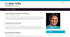 Desktop Screenshot of drnirajvoraorthopaedicsurgeon.com