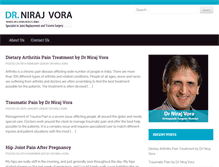 Tablet Screenshot of drnirajvoraorthopaedicsurgeon.com